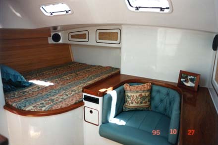 Aft cabin, light and airy