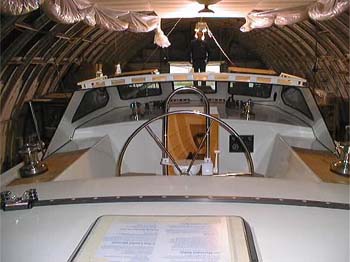 R400 Cockpit from aft deck